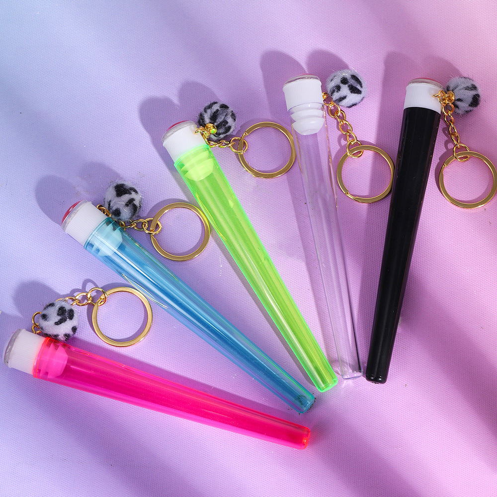 Pom Pom Cone Storage Tube Keychain – Pre-Roll Holder with O-Ring – 001_76c0bdab-956f-4d33-b194-ece706c57937.jpg