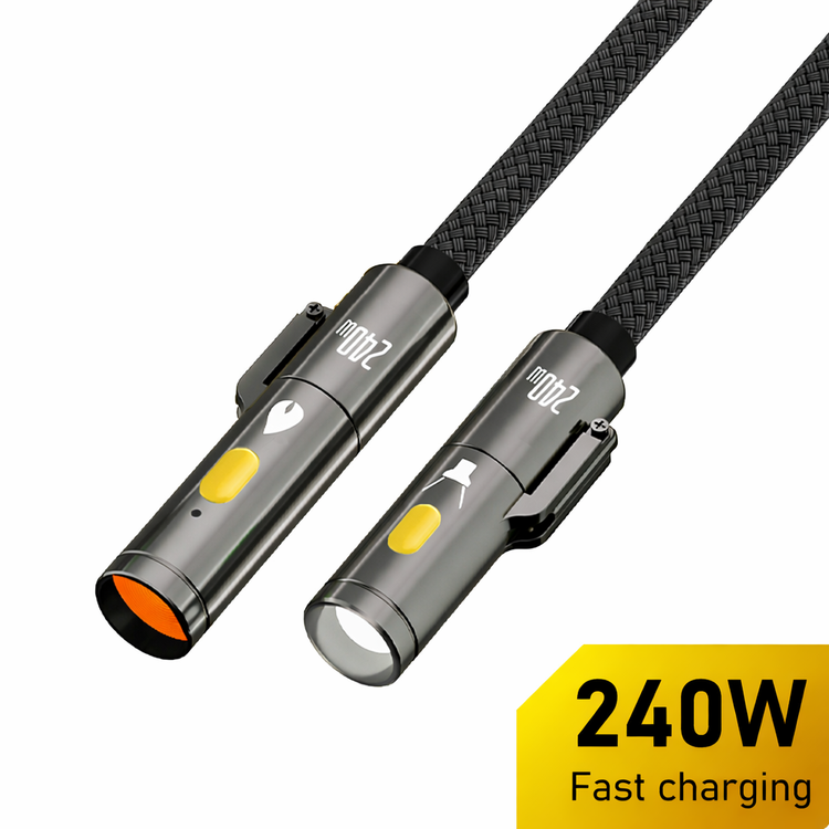 240W USB-C Fast Charging Cable – Multi Tool with Lighter & Flashlight – ChatGPTImage2026_4_15_18_59_12.png