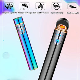 Smart Touch Lighter – Fingerprint Ignition, USB Rechargeable – HT87-Red-03.jpg
