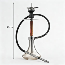 Gomba Hookah Set with Silicone Hose Bowl Tongs Mouth Tips Everything Accessories – HookahSetwithSiliconeHoseBowl_2.jpg