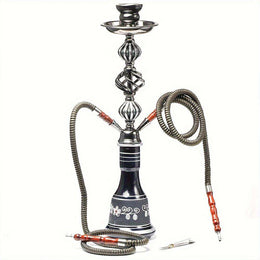 Gomba 21'' Hookah Complete Set Bundle with Flavors and Foil - 2 Hose Shisha Smoking Kit - Includes Accessories – Hookah_2.jpg