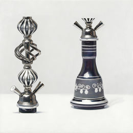 Gomba 21'' Hookah Complete Set Bundle with Flavors and Foil - 2 Hose Shisha Smoking Kit - Includes Accessories – Hookah_4.jpg