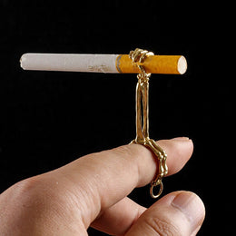 Hand Bone Shaped Ring Cigarette Holder Rack Cigarette Clip Smoking Accessories – Main-003.jpg