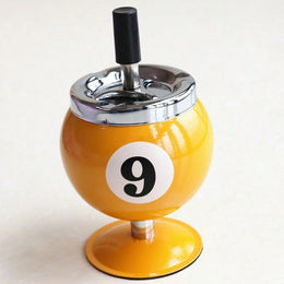 Billiard Metal Ashtray with Lid – Anti-Flying Ash Desktop Ash Tray – Main-010.jpg