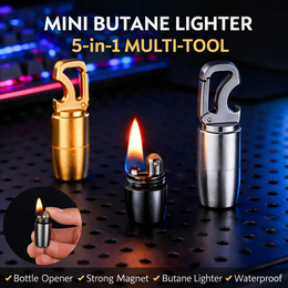 Magnetic Mini Lighter Keychain – Kerosene Flint + Bottle Opener – PKL004PortableKeroseneLighters_5.png
