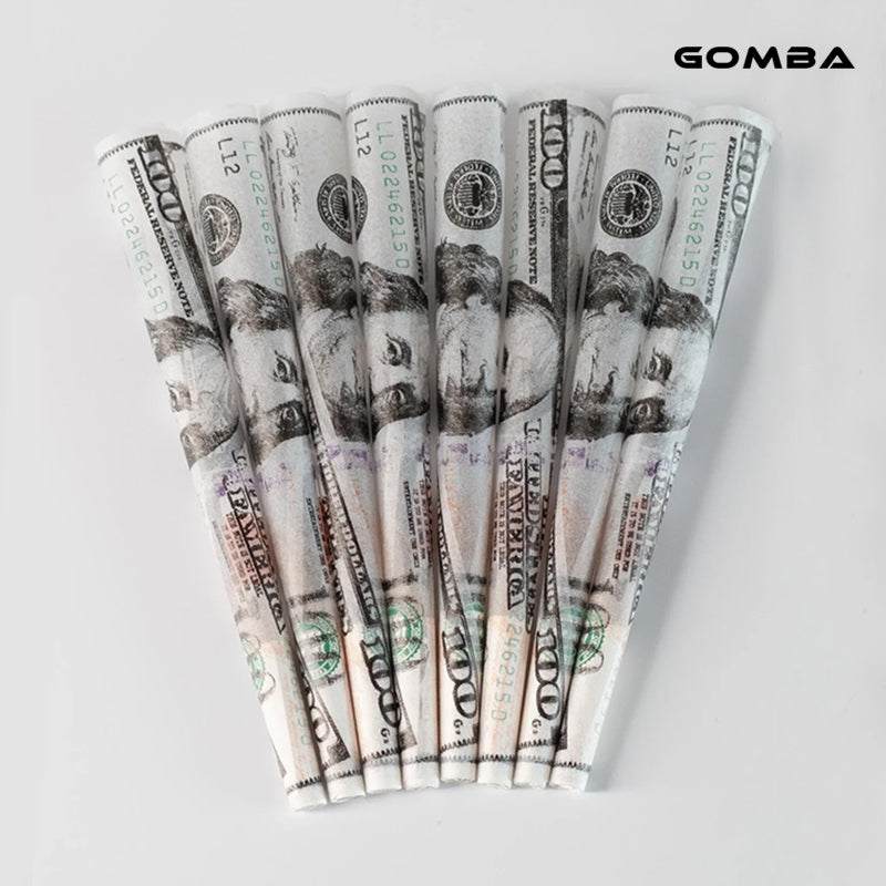 Gomba $100 Dollar Bill Pre Rolled Cones 50 Pcs/Jar – PreRolledCones_1.jpg