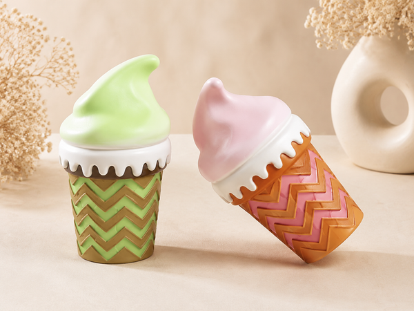 Cute ice cream shaped herb grinder