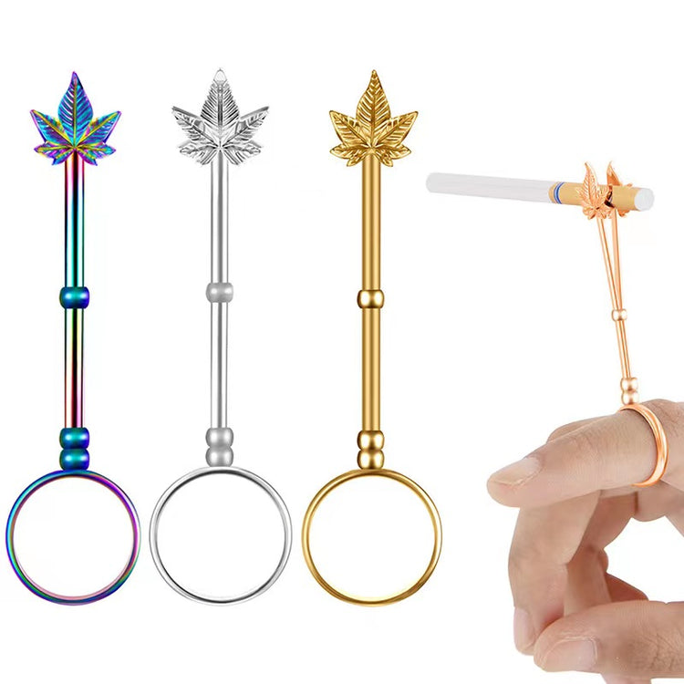 2.95inch Cannabis leaf Blunt Joint Ring Holder – cannabis-leave-Joint-holder-2.jpg