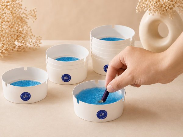 Smokeless ashtray sand 25pcs air freshener gel