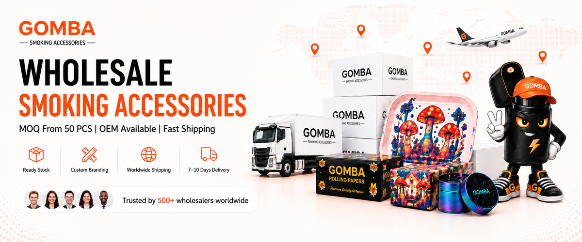 Gombasmoke wholesale smoke accessories banner