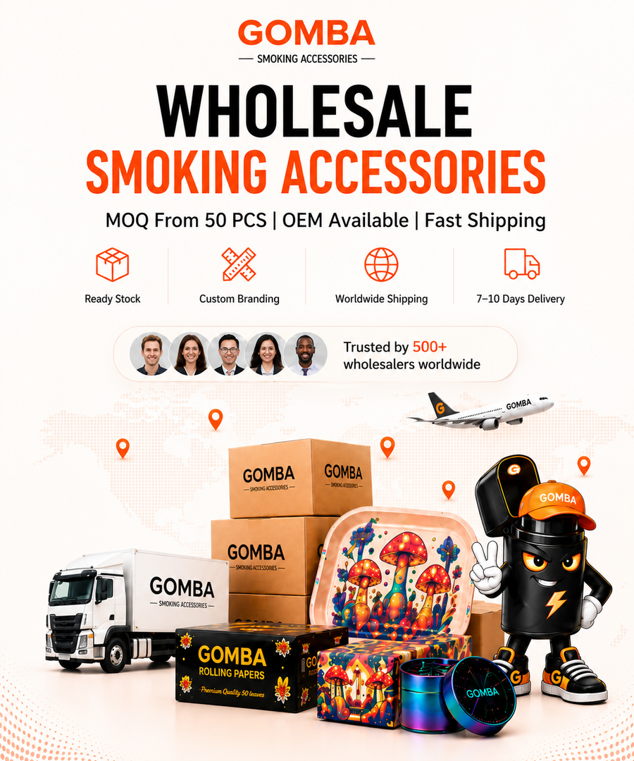 Gombasmoke wholesale smoke accessories banner